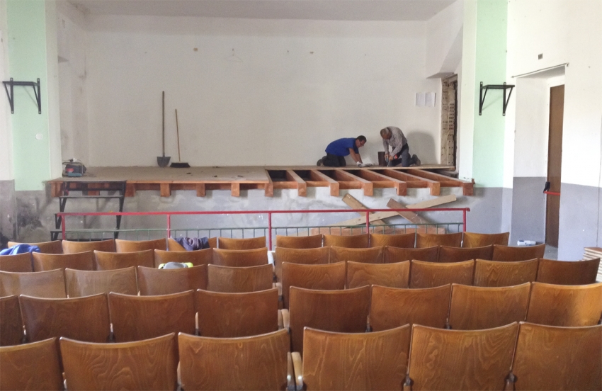 SALONE PARROCCHIALE:  LAVORI AL VIA